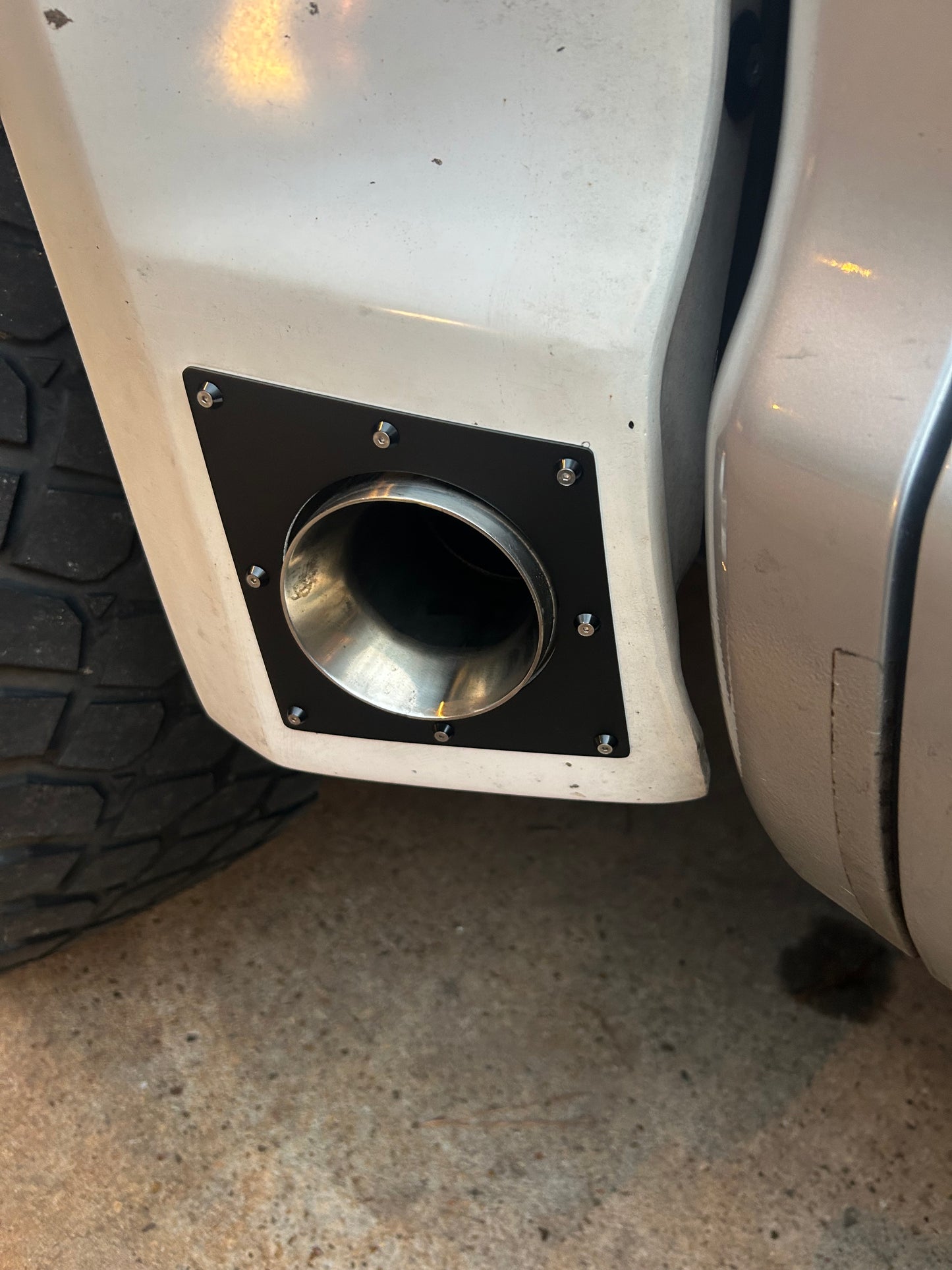 2007-2021 Toyota Tundra Side Exit Exhaust Bezel – Satin Black