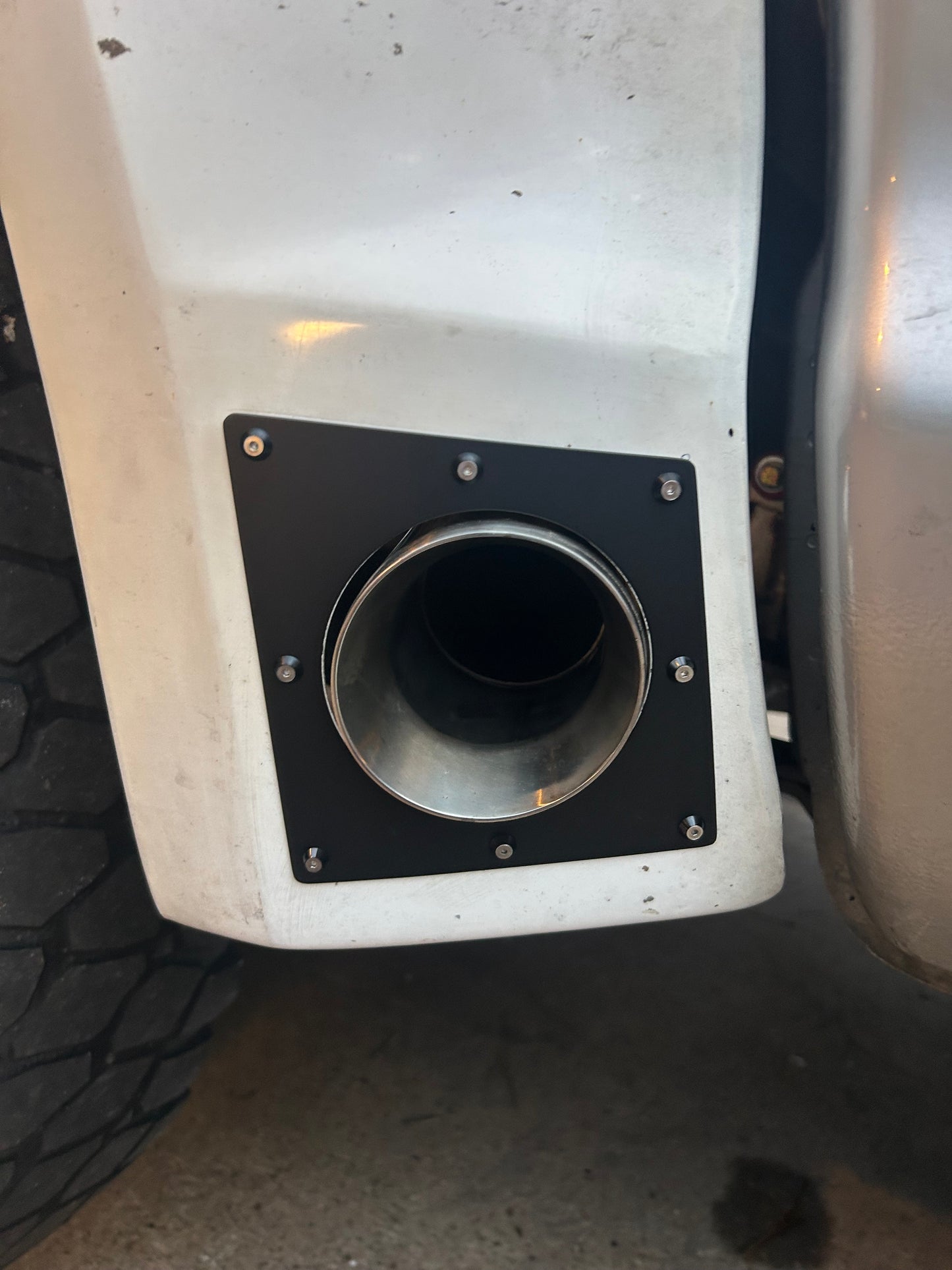 2007-2021 Toyota Tundra Side Exit Exhaust Bezel – Satin Black
